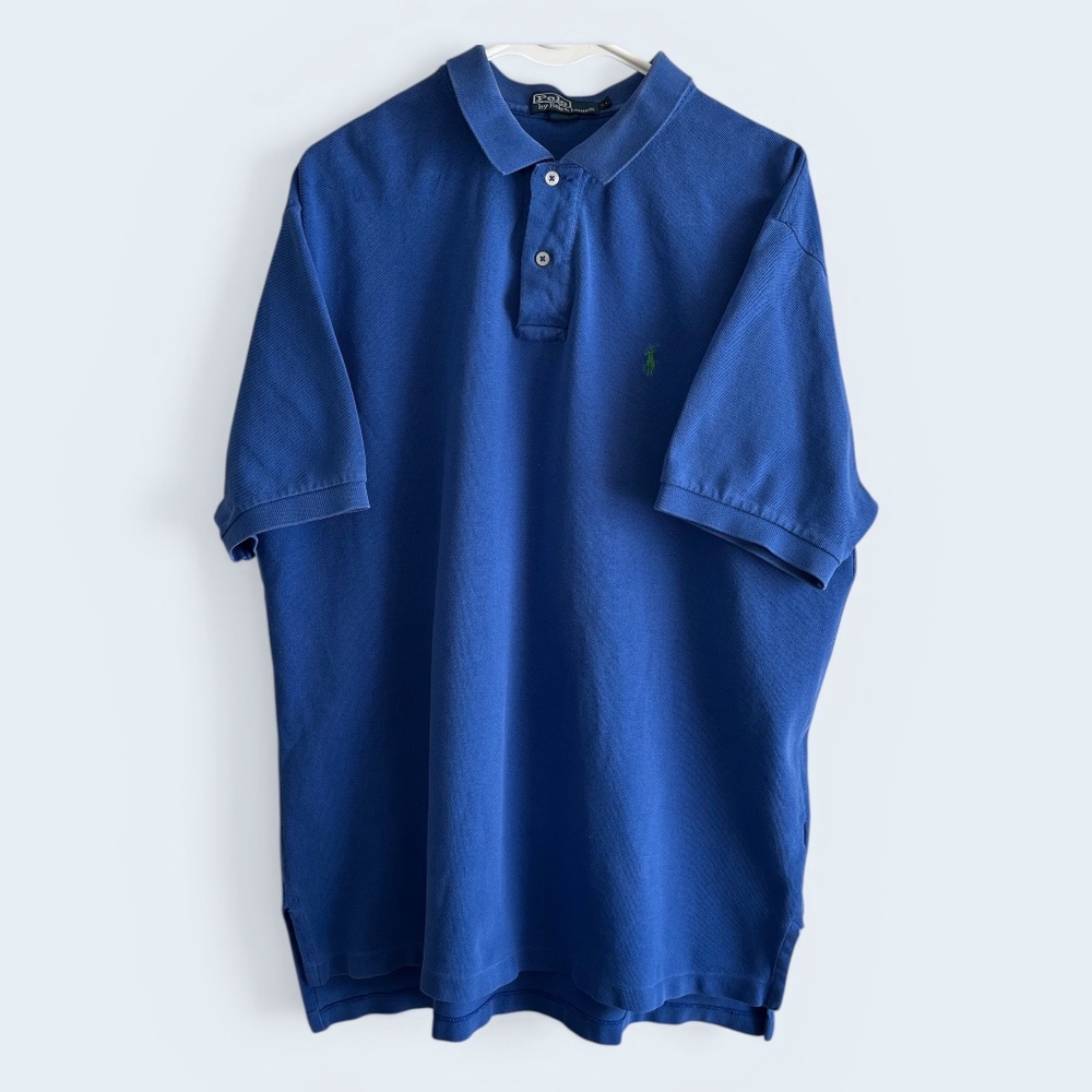 Polo by Ralph Lauren MENS Royal Blue Polo Shirt Size XL